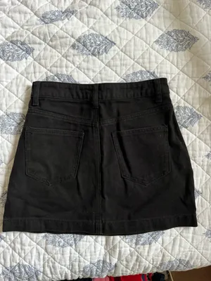 Forever 21 Black Denim Skirt thumbnail 2