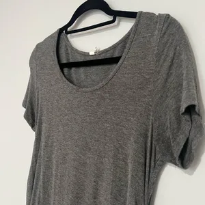 PinkBlush dark gray maternity mini dress thumbnail 7