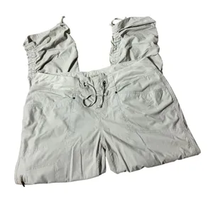 Royal Robbins Womens Gorpcore Granola Ruched Hiking Pants Tan Size L‎ ROYCL-S73 thumbnail 1