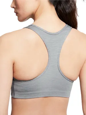Nike Heather Grey Racerback Sports Bra thumbnail 2