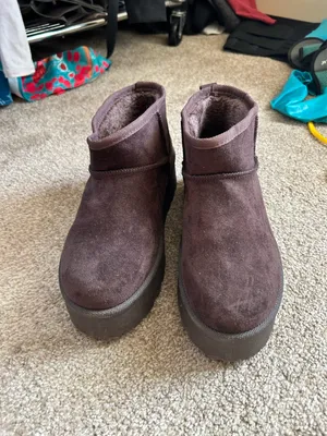 Platform slippers Brown Size 9 thumbnail 4