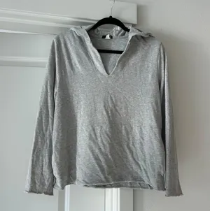 J crew super cozy buttery hoodie sweatshirt raw hem thumbnail 1