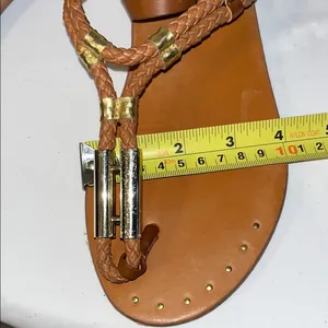 Steve Madden Brown Metallic Sandals thumbnail 11