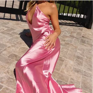 NWT Peppermayo Pink Halter Maxi Dress Symphony Maxi Dress thumbnail 3