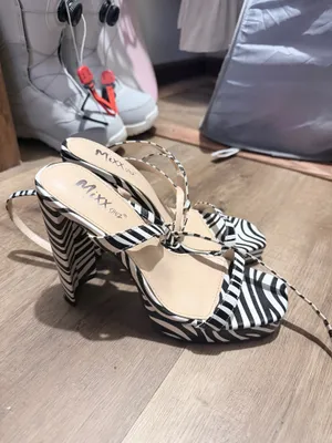 Mixx Shuz High Heel Zebra Print thumbnail 2