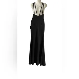 Lulu's Classic Black Maxi Dress thumbnail 7