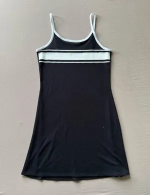 Tennis Style Ribbed Tank Dress thumbnail 1
