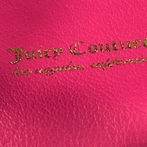 Juicy Couture Hot Pink Cosmetic Pouch thumbnail 3