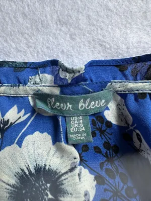 Fleur Bleue Womens Romper Size 4 Jumpsuit Floral One Piece Summer Travel thumbnail 7