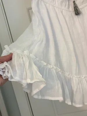 Juniors White Tube Dress Y2K thumbnail 2