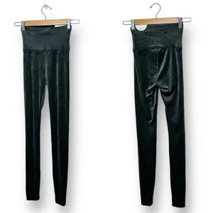 NEW Aerie Women's High-Rise Velvet‎ Leggings Grey XS Yoga Casual Wear thumbnail 2
