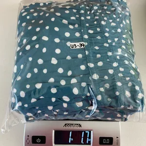 NWOT Serra women’s blue white polka dotted spotted tiered stretch maxi dress‎ M thumbnail 7
