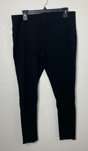 Express Women’s Black Thick Leggings Size L thumbnail 1