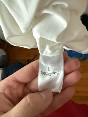 Amazon Long sleeve white bubble dress thumbnail 3