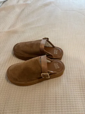 Madden NYC Brown Slippers Size 4 thumbnail 3