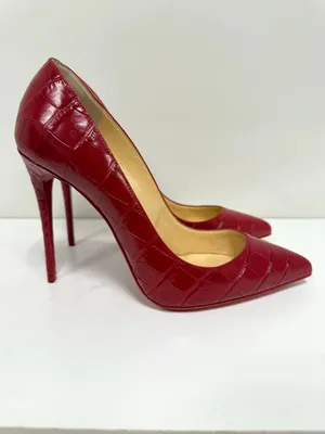Christian Louboutin Pigalle Follies Mock-Croc Pumps thumbnail 2