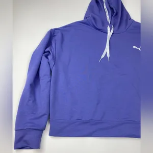 Puma Crop Hoodie Size M Periwinkle Women’s thumbnail 2