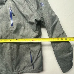 The North Face Ventrix Insulated Hooded Jacket Womens Size Large Full Zip Gray thumbnail 3