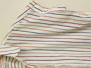 Madewell Central Shirt Oversized Button Front Top Multicolor Sadie Striped L thumbnail 7