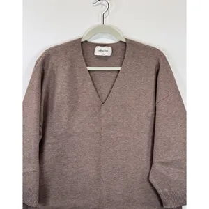Wilfred Free Womens Sweater Brown Souvenir Oversized V Neck Pullover Size 2 thumbnail 8
