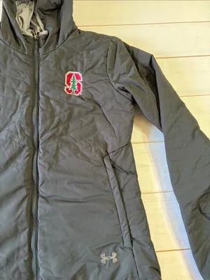Under Armour Cold Gear Quilted Hooded Puffer Jacket with Stanford Patch thumbnail 2