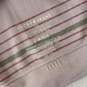 Lucky Brand Womens‎ Seamless Logo Striped Bralette Mauve Size 1X thumbnail 7