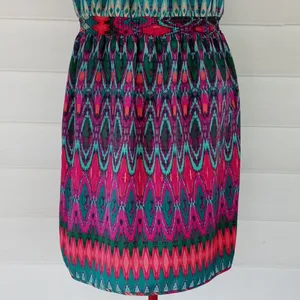 Charlie Jade Colorful Tulip Dress Sz L thumbnail 8