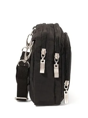 No strap :Baggallini Multi Zip RFID-Blocking Crossbody Bag thumbnail 3