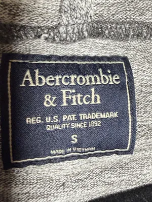 Abercrombie & Fitch Women's Small Gray Hooded Pullover Sweatshirt thumbnail 5