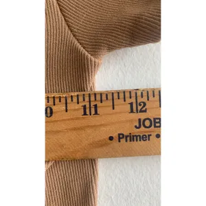 Aeropostale Seriously Soft Seamless Ribbed Crop Top Tan Brown XS 3837 thumbnail 5