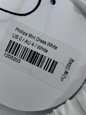 NWT Princess Polly White Phillipa Mini Dress Strapless Cut Out Mini Dress Size 0 thumbnail 6