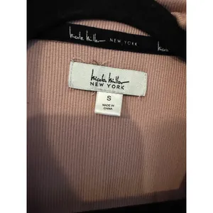 Nicole Miller New York Pajama Set Womens Small Pink Ribbed Knit 2pc Loungewear thumbnail 3