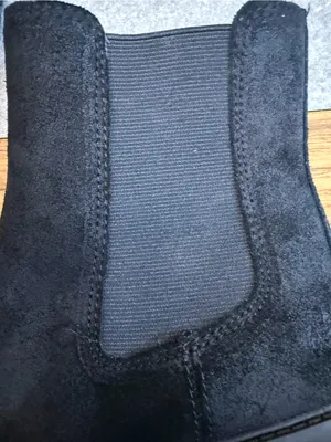 Vince Camuto Alesher Black Suede Chelsea Block Heel Boot 8 thumbnail 4