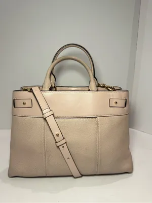 Michael Kors Blush Pink Leather 2-Way Satchel Crossbody Bag AV-1807 thumbnail 10