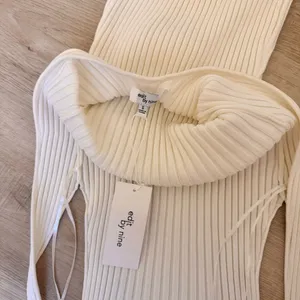 Edit By Nine Open Back Knit Dress White thumbnail 4