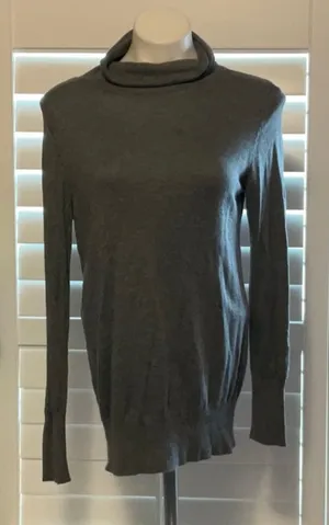Mossimo Supply Co. Gray Turtleneck Sweater thumbnail 1