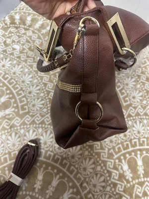 Dasein Hobo shoulder/ Crossbody Bag in soft faux leather with accent Rhinestones thumbnail 12