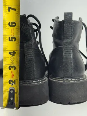 Paolo Black Lace-Up Leather Ankle Boots thumbnail 11
