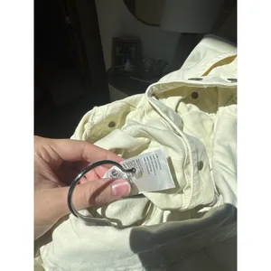 FREE PEOPLE Maxie Washed Coveralls in Ivory Size 6 thumbnail 9