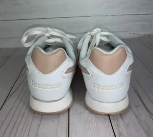 Reebok CL HARMAN RUN S Womens SIZE 10 White/Bare Beige/Pink CN5274 Casual Shoes thumbnail 4
