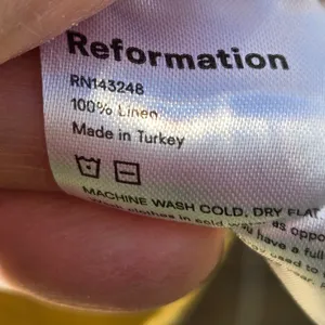 REFORMATION/ linen Tabitha Spagetti Straps Mini dress yellow 2 thumbnail 8