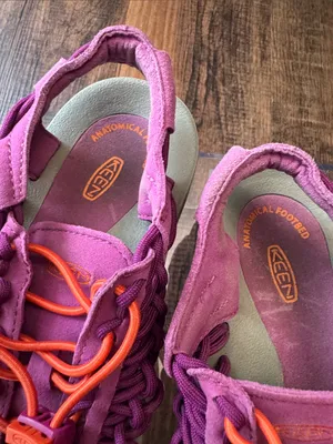 Keen Woven Sport Sandals in Pink and Orange thumbnail 12
