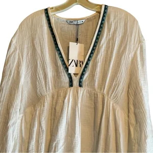 Zara‎ Cotton Dress nwt thumbnail 3