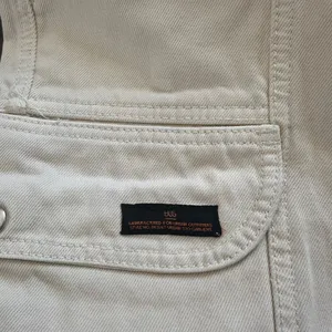 BDG Urban Outfitters Relaxed Skate Cargo Jeans Cream High Rise Size 27 thumbnail 8