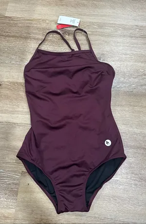 Baleaf Maroon One-Piece Swimwear thumbnail 1