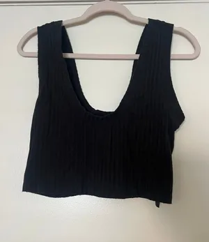 Free People Black Tank thumbnail 1