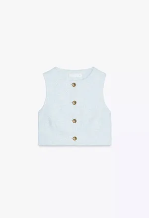Zara textured button down top  thumbnail 3