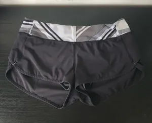 Lululemon Speed Shorts Black 10 Medium thumbnail 1