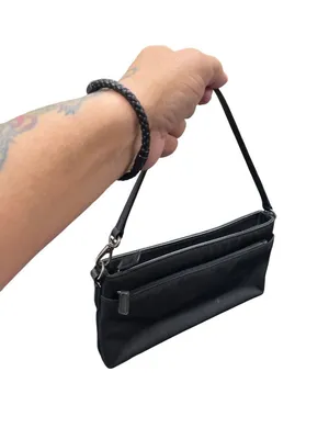 Coach Vintage Mercer Demi 7407 black nylon leather trim Y2K mini bag SKU 10424 thumbnail 15