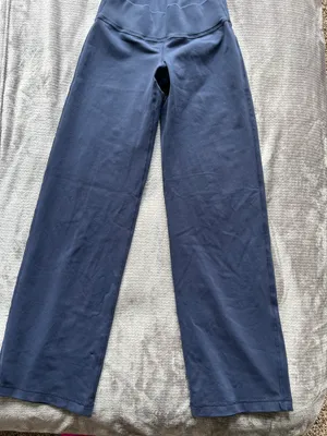 Lululemon Navy Wide Leg Yoga Pants thumbnail 1